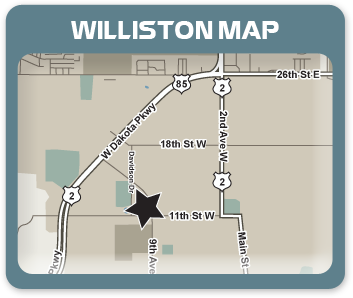 Williston Map