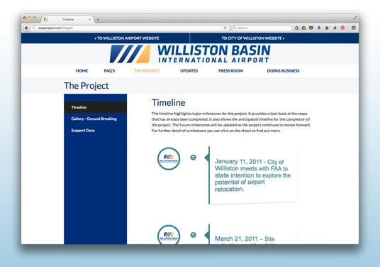 Williston Basin International Airport Project