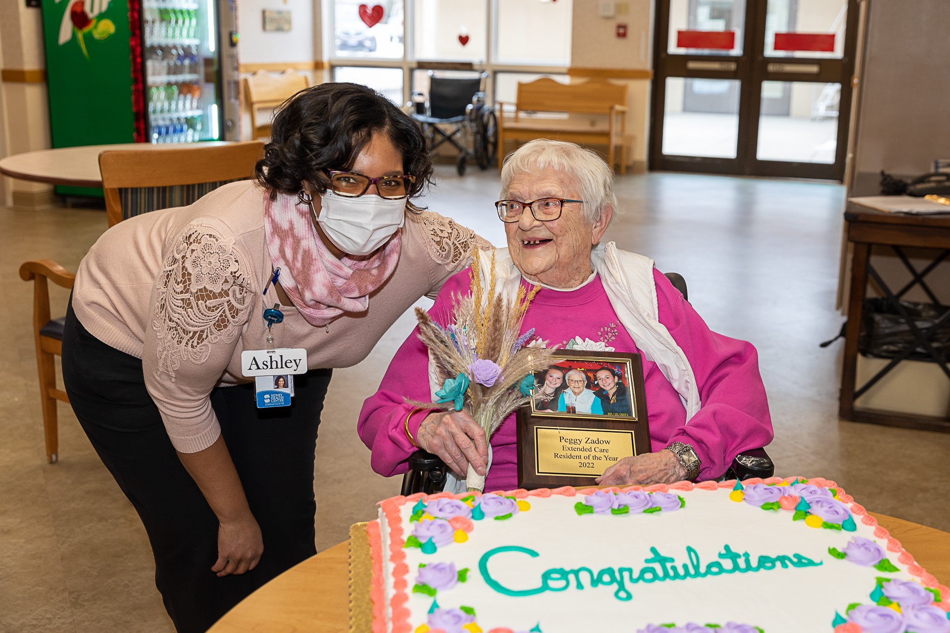 Zadow Recognized as Extended Care Resident of the Year