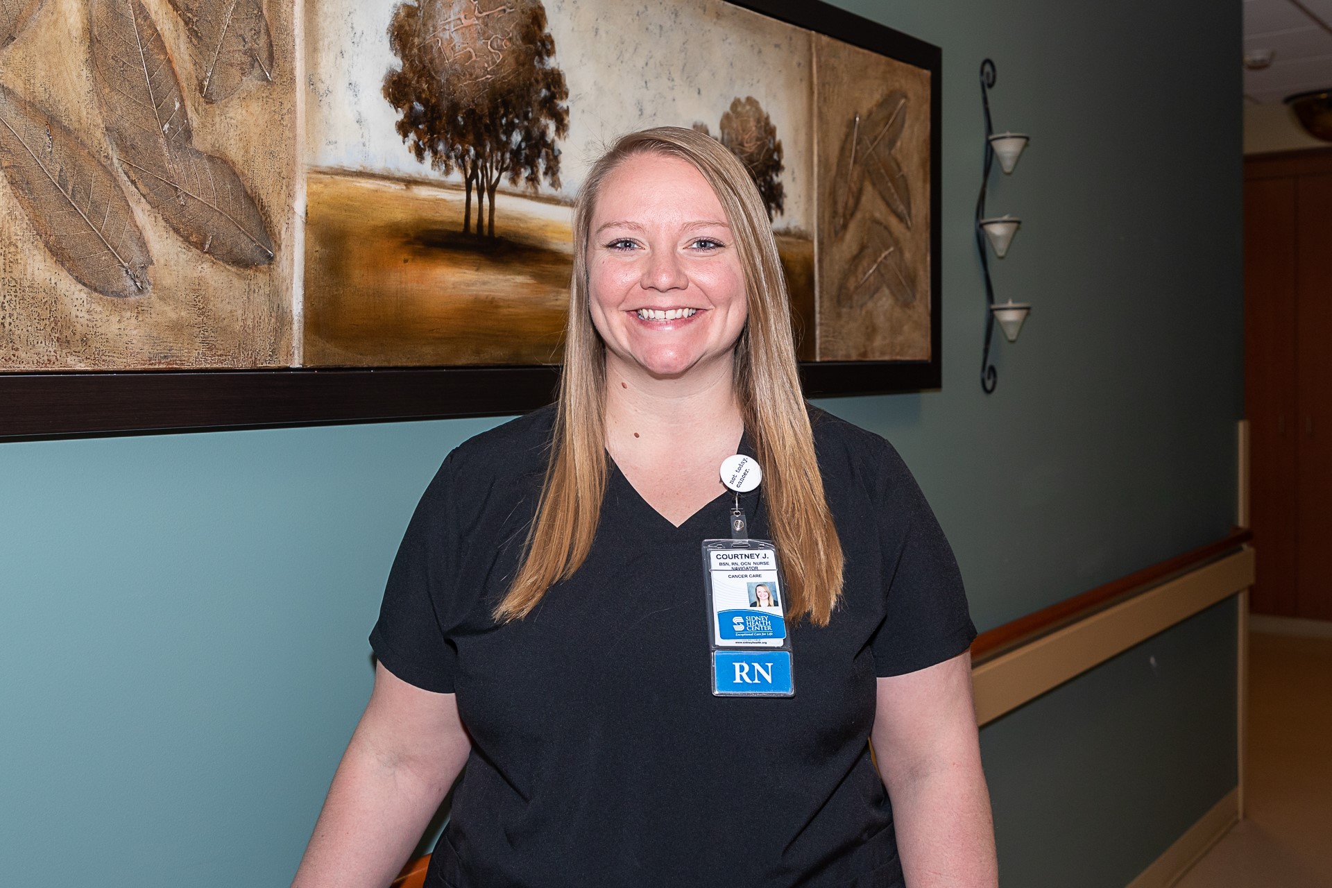 Courtney Jensen, RN receives oncology nursing certification