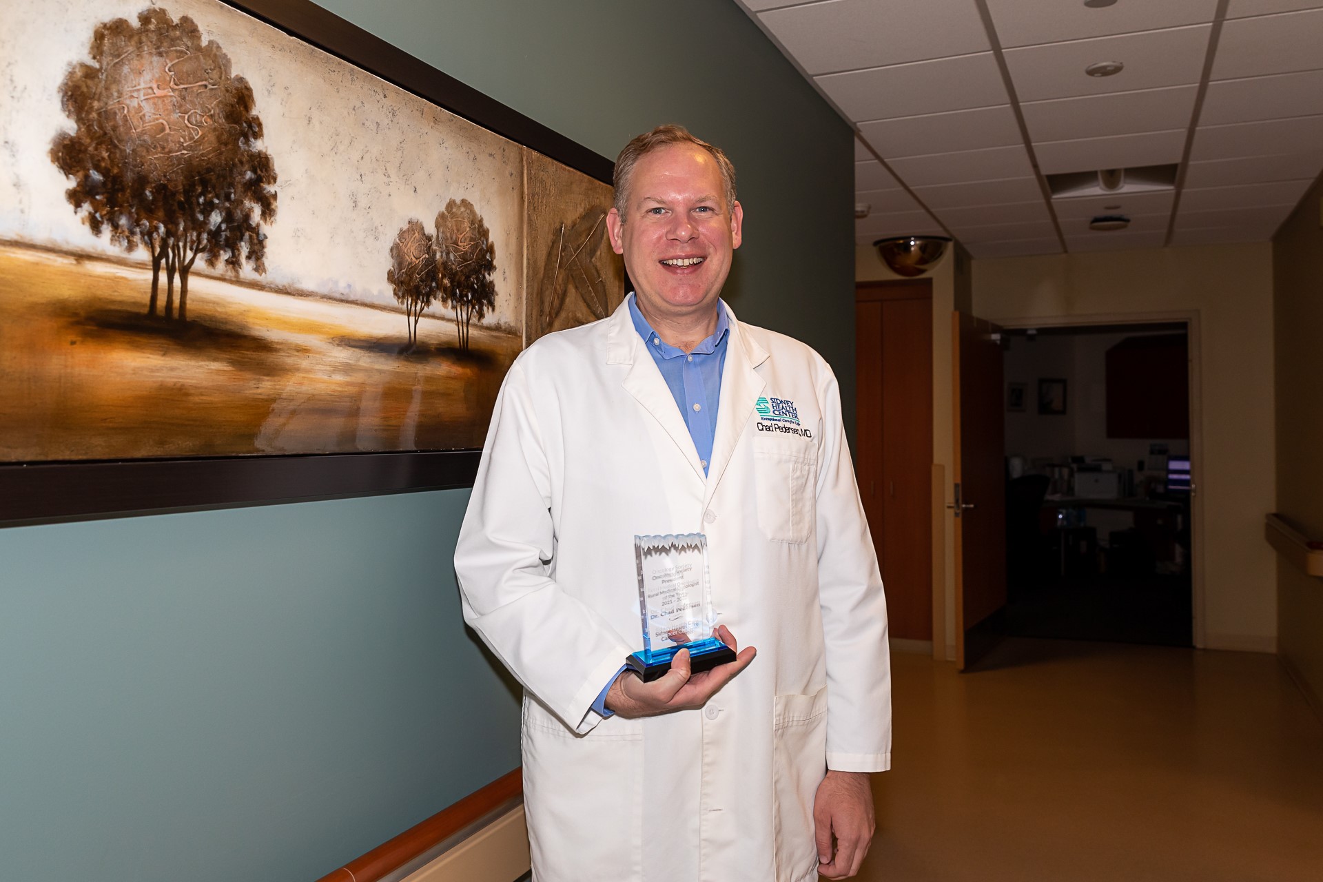Dr. Chad Pedersen recognized by Triple State Oncology Society