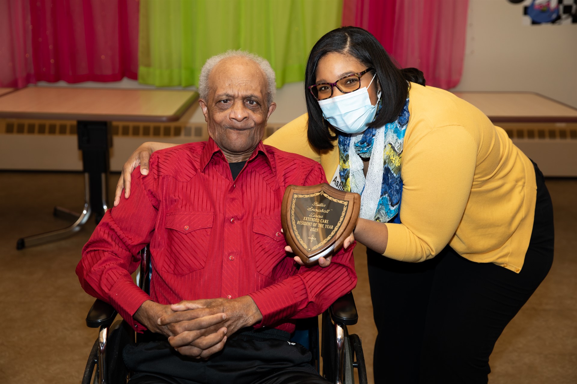 Davis Recognized as Extended Care Resident of the Year