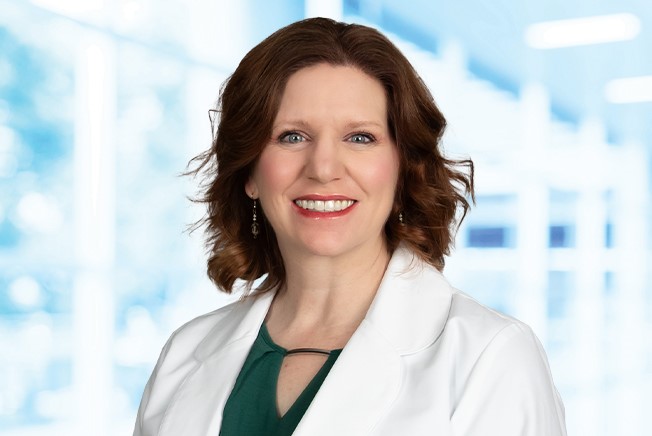 Kaci Dean, FNP seeing patients in the ENT Clinic