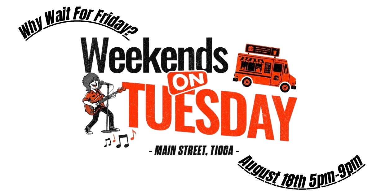 Weekends on Tuesday - August