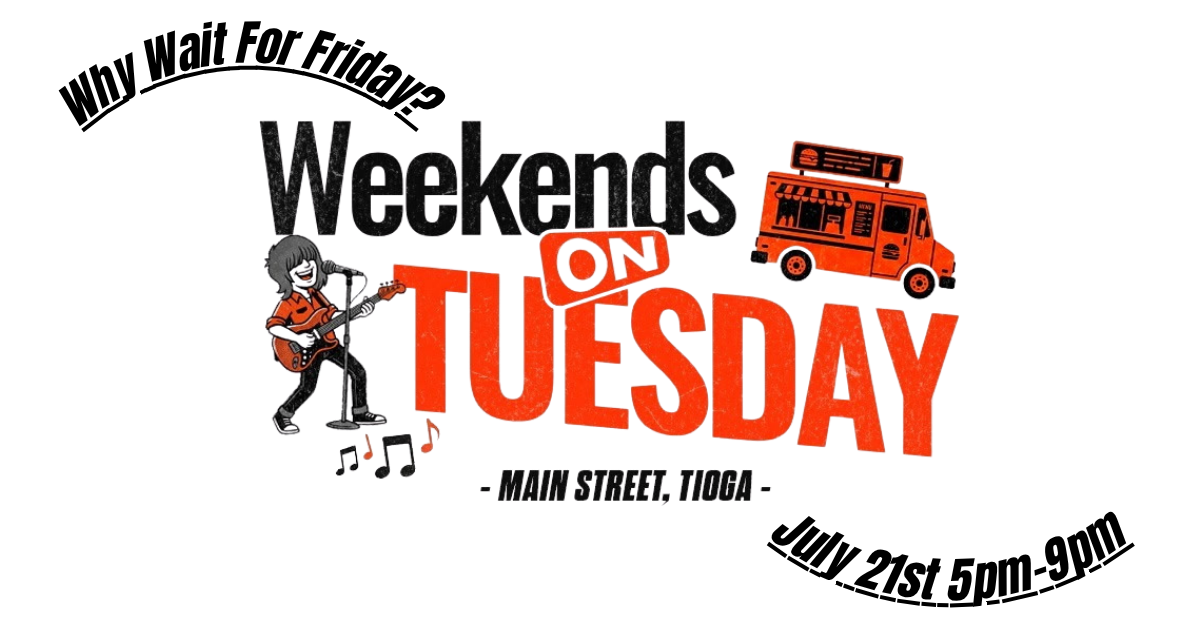 Weekends on Tuesday - July