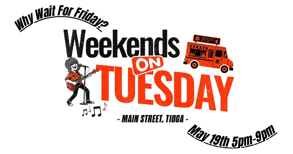 Weekends on Tuesday - May